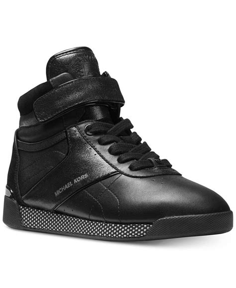 michael kors addie lace up sneakers|Michael Michael Kors Women's Addie High Top Sneaker.